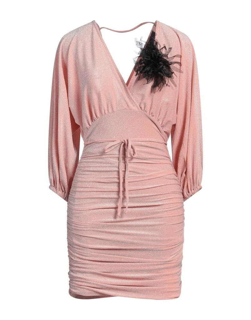 open lace back dress Chi Chi London Floral Print Pleated Midi Dress in Pink  Style for your  Shape