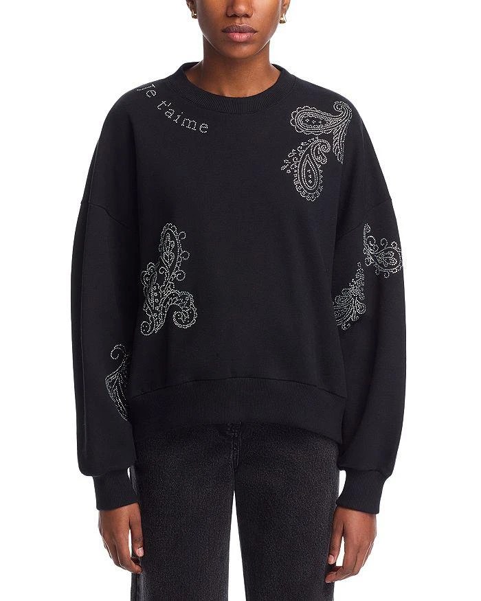 Cinq à Sept Brandy Paisley Sweatshirt 6