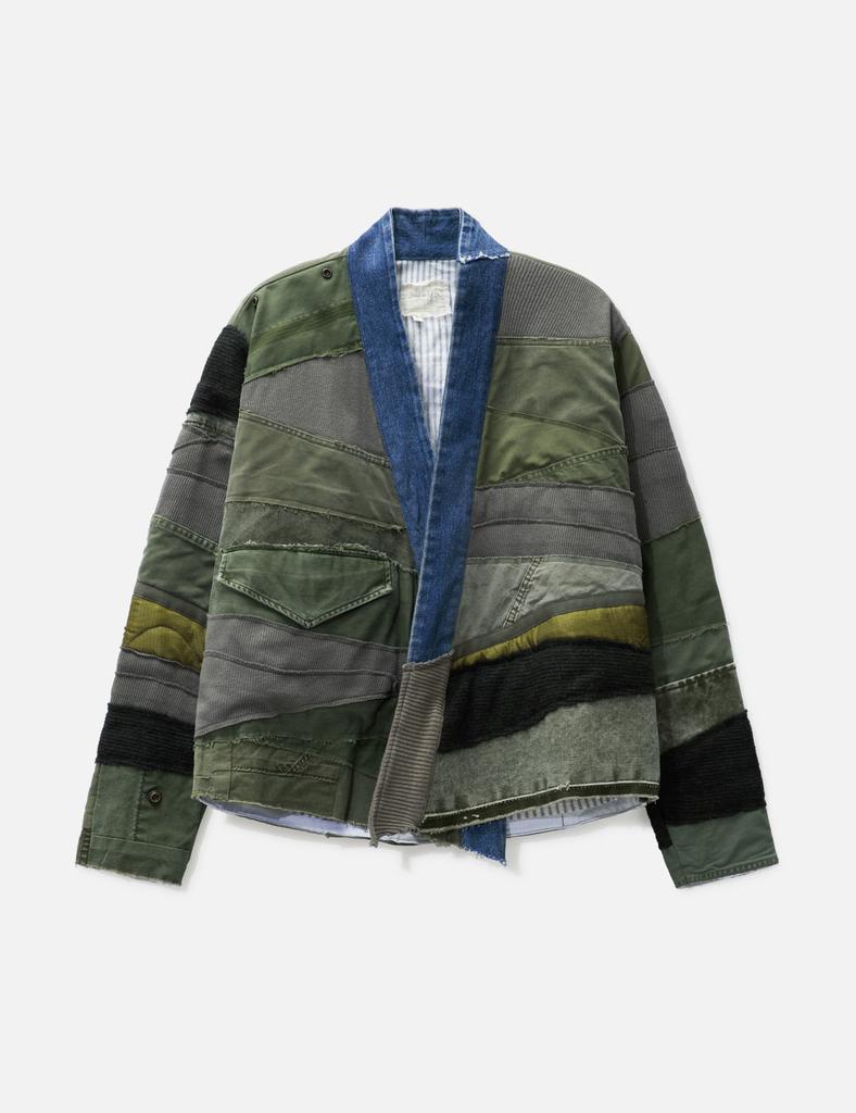 Greg Lauren Mixed Army Cropped GL1