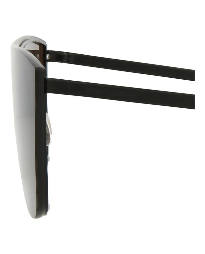 Saint Laurent Shield-Frame Metal Sunglasses 4