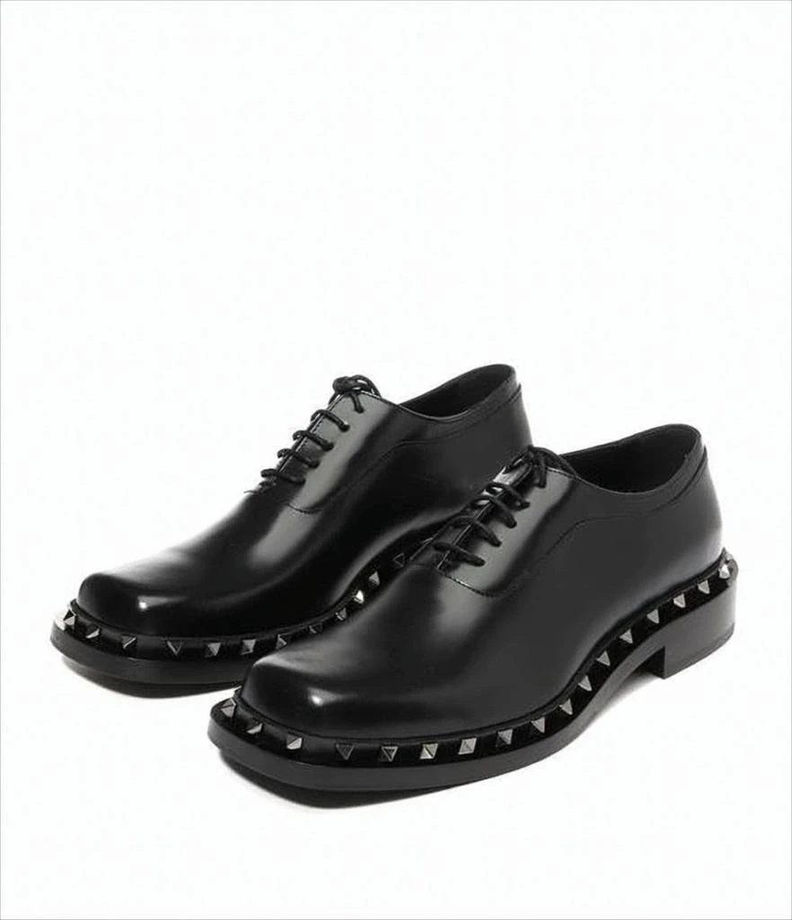 Valentino Round Toe Lace-Up Oxford Shoes – On Sale Now with  display picture 1