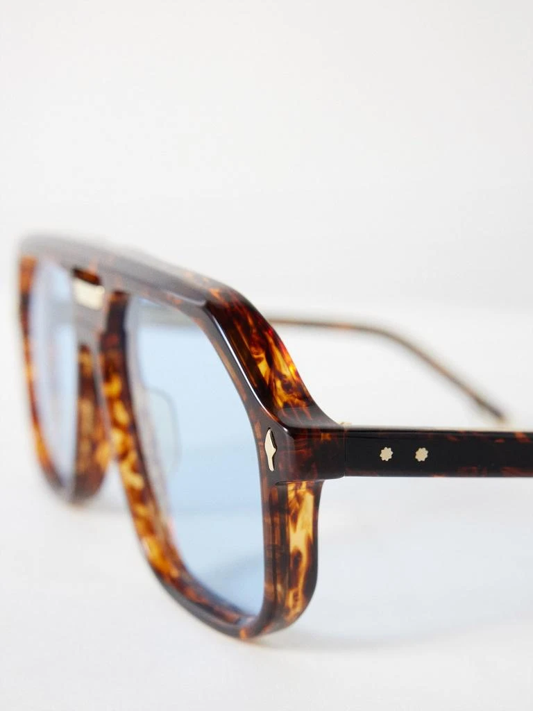 Jacques Marie Mage Casius aviator tortoiseshell-acetate sunglasses 4