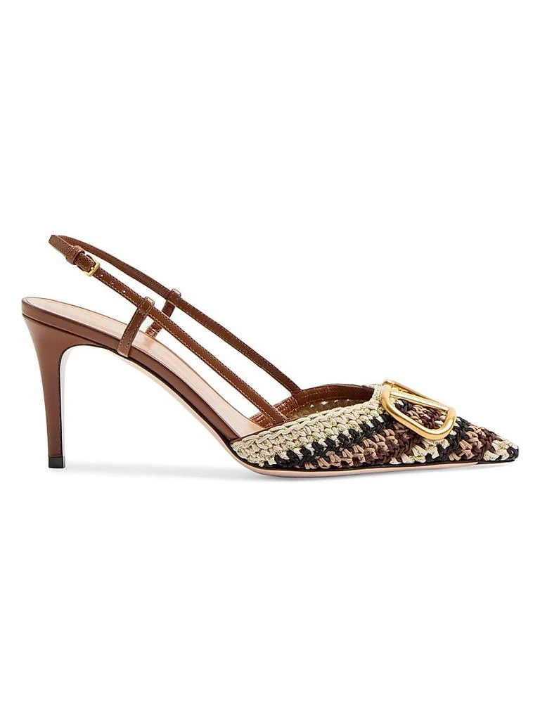 Valentino VLogo Signature Slingback Pumps 80MM 1
