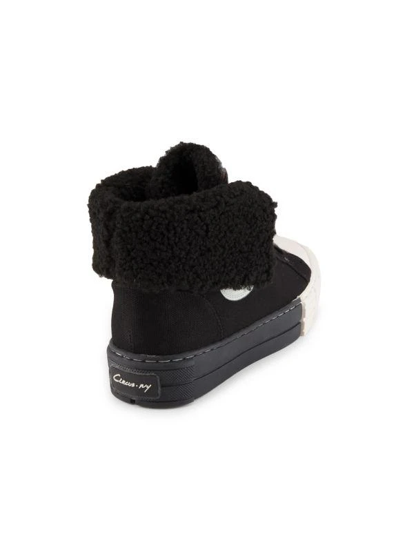 Circus NY by Sam Edelman Sophi 25MM Faux Shearling High Top Sneakers 3