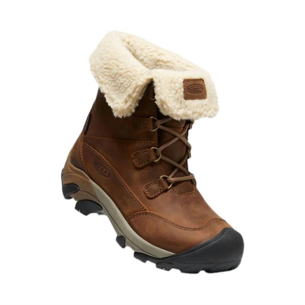 Keen Women's Betty Boot Short Winter Boots In Brown/shitake