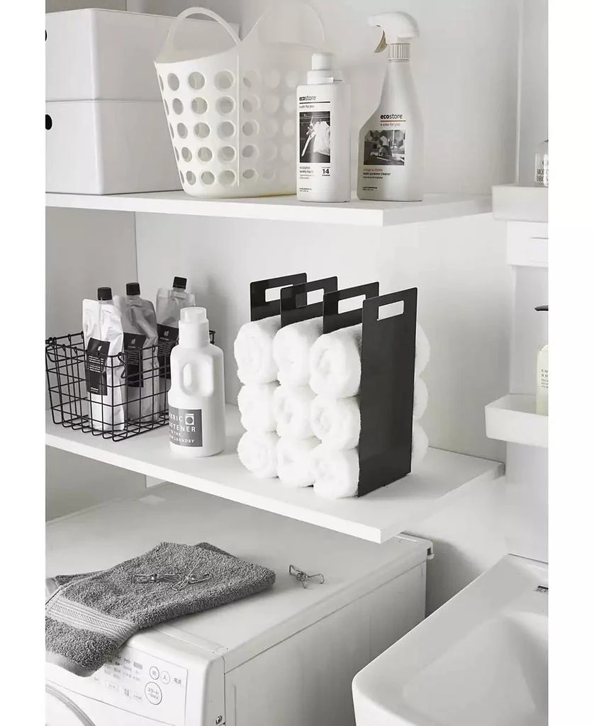 Yamazaki Home Tower Interlocking Towel Organizer Set of 2 10