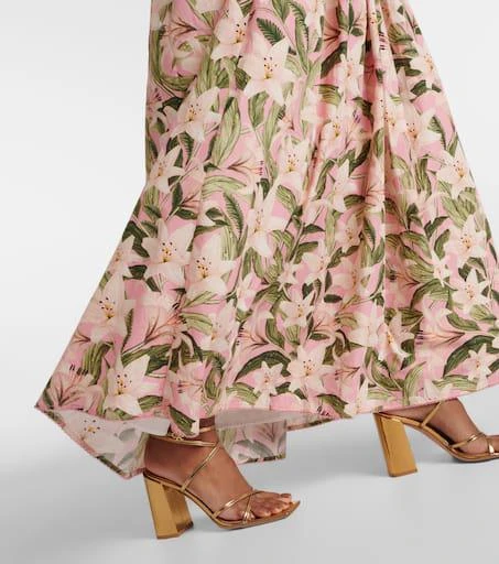 Agua by Agua Bendita Espliego floral cotton maxi dress 5