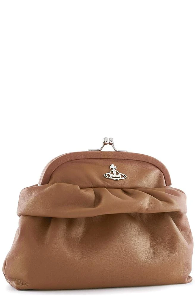 Vivienne Westwood Vivienne Westwood Logo Plaque Chain-Linked Small Clutch Bag 3