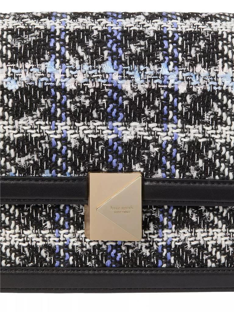 Kate Spade Deco Plaid Tweed Chain Shoulder Bag 5