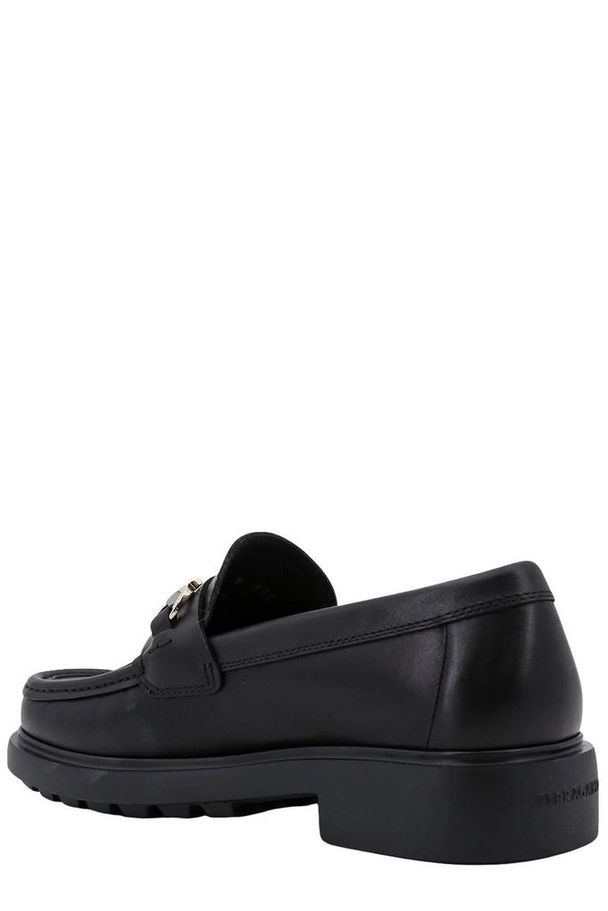 Salvatore Ferragamo Ferragamo Gancini-Plaque Slip-On Loafers 3