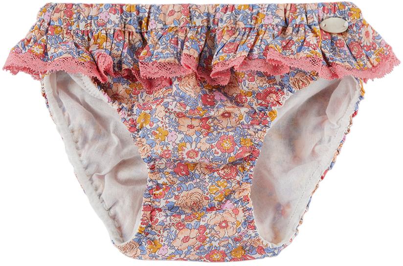 Tartine et Chocolat Baby Multicolor Floral Swim Briefs