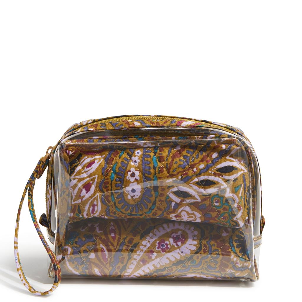 Vera Bradley Outlet Clear 3-Piece Cosmetic Set