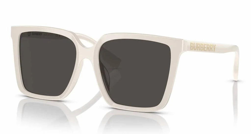 Burberry Square Non Polarized Sunglasses - Be4411D 4100 - 87 In Ivory | Dark Grey 1