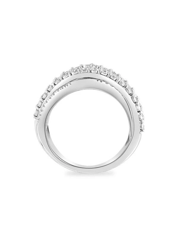 Effy ENY Sterling Silver & Diamond Ring 3