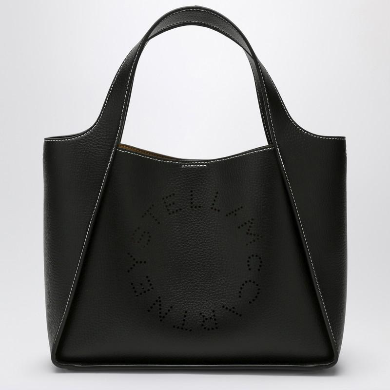 Stella McCartney Stella Logo black shoulder bag