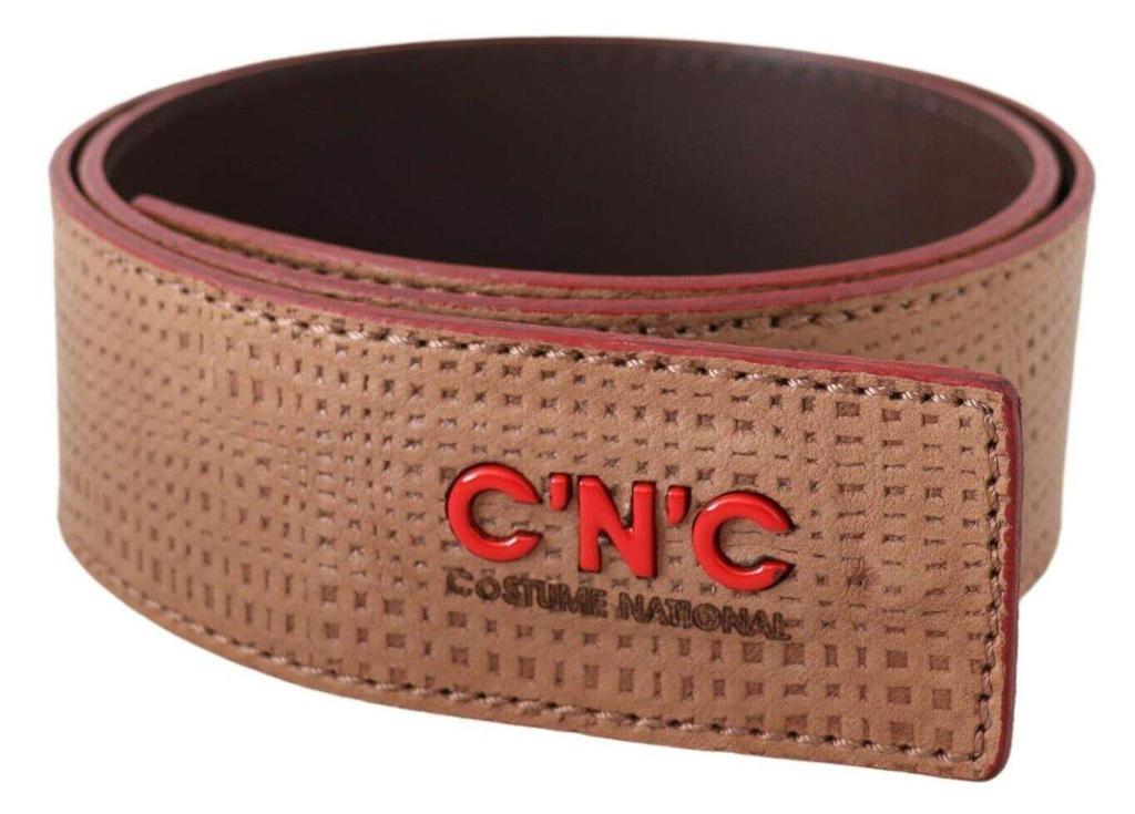 Costume National Costume National White Leather Logo Fashion Waist Belt