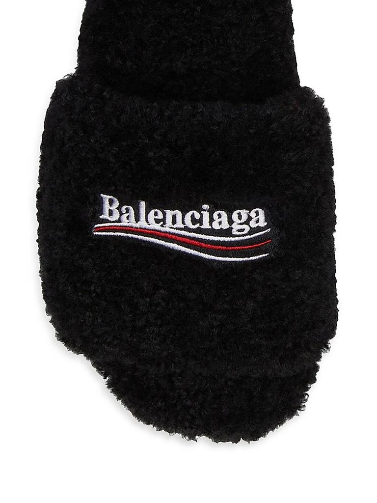 Balenciaga Furry Slide Sandals 5