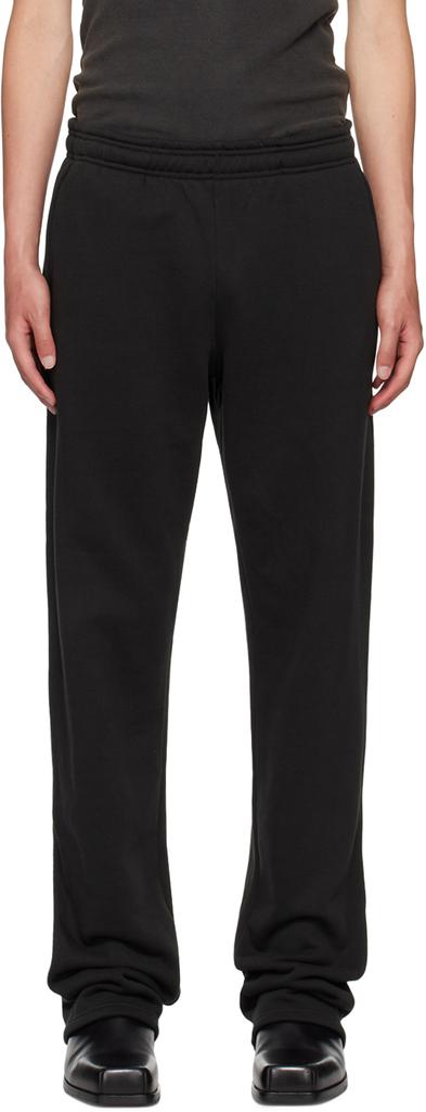 Entire Studios Black Straight-Leg Sweatpants M = WAIST US 34