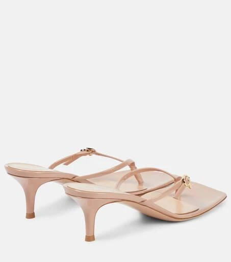Gianvito Rossi Patent leather thong sandals 3