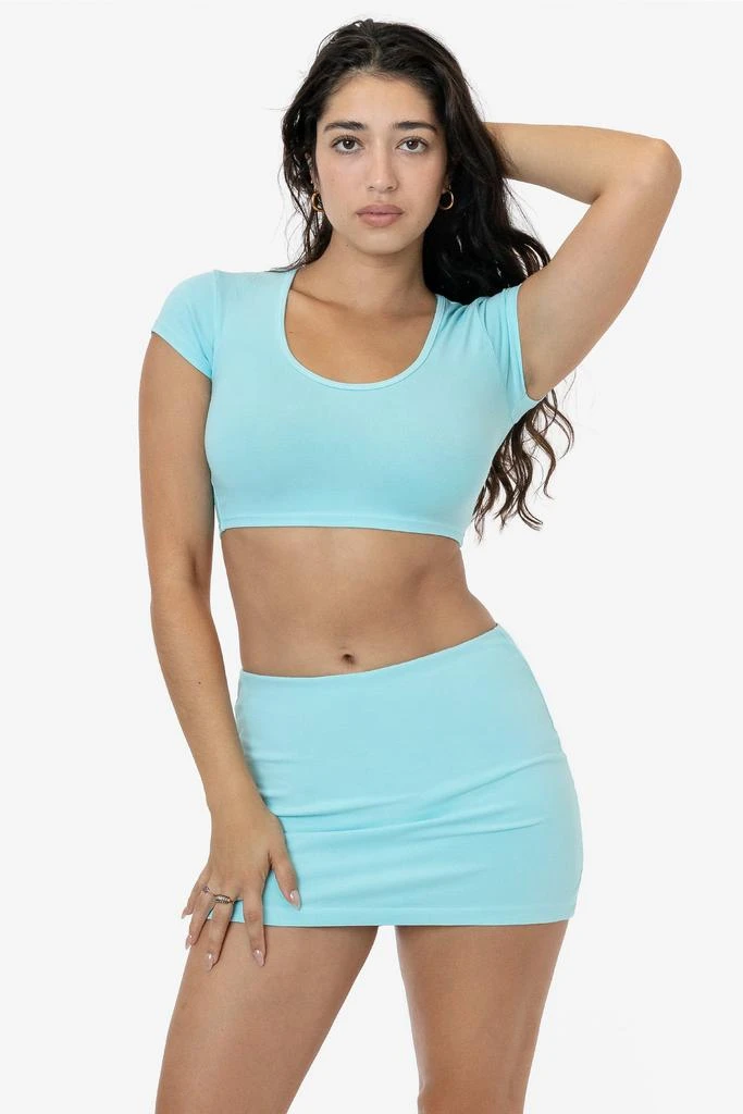 Los Angeles Apparel 8384GD - Garment Dye Mini Tube Skort 11