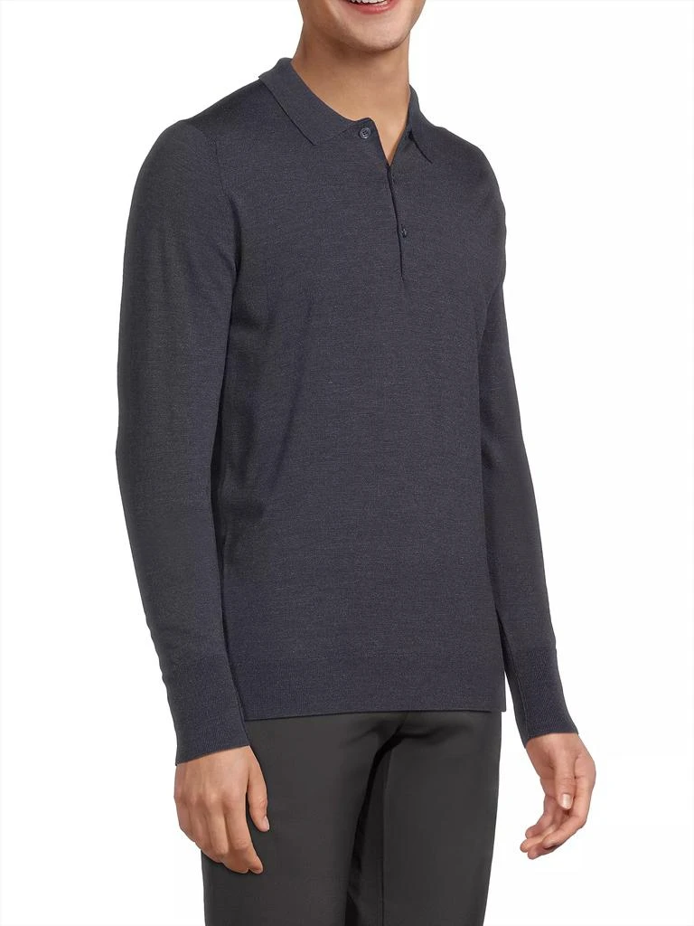 John Smedley Cotswold Merino Wool Polo Shirt 4