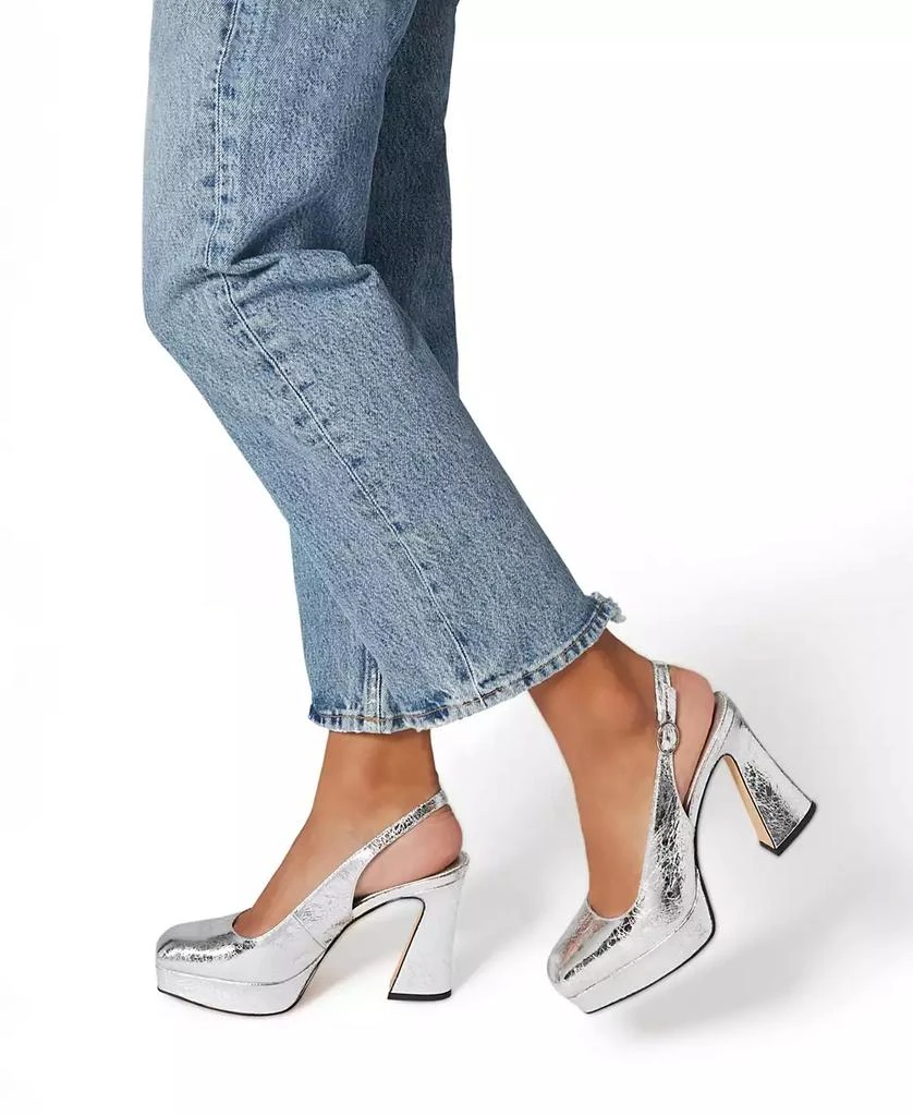 Katy Perry Women's Square Platform Sling-Back Heels 6