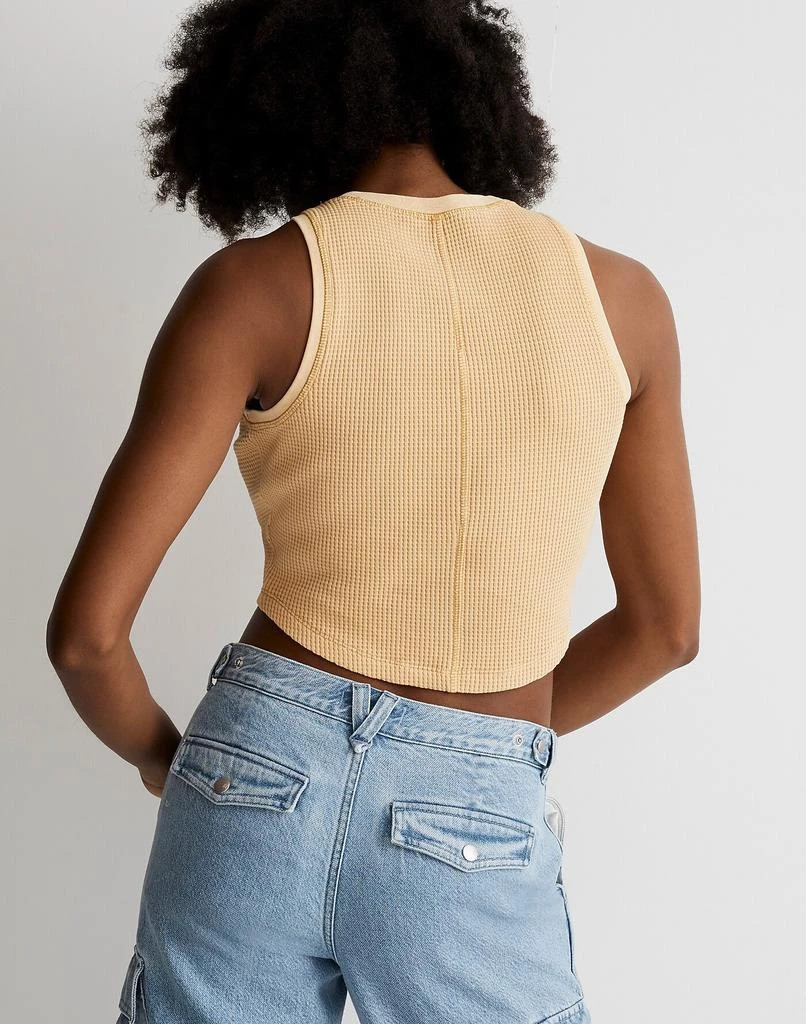 Madewell Rivet & Thread Waffle Crop Tank 3