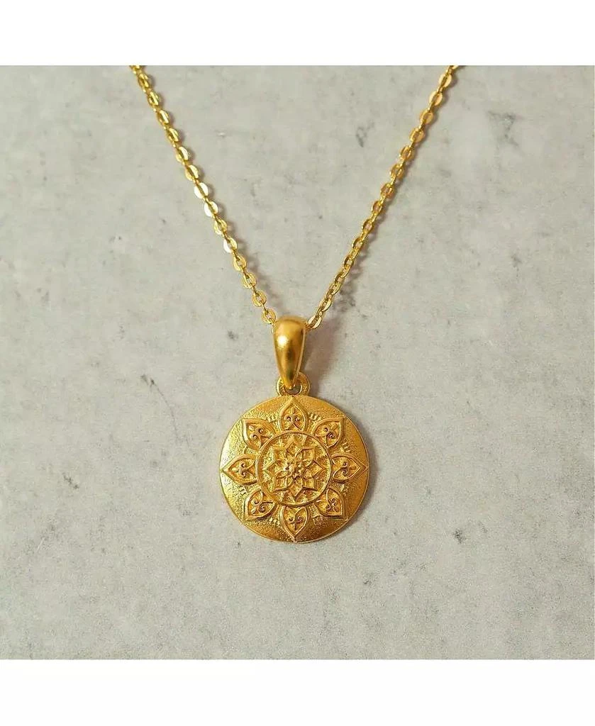 Mantra Mandala I Am Worthy Silver / 4