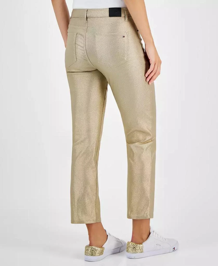 Tommy Hilfiger Women's Tribeca Foil Straight-Leg Jeans 2