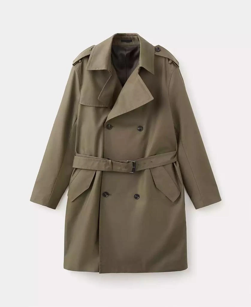 Mango Men
s Water-Repellent Belted Trench Coat 4