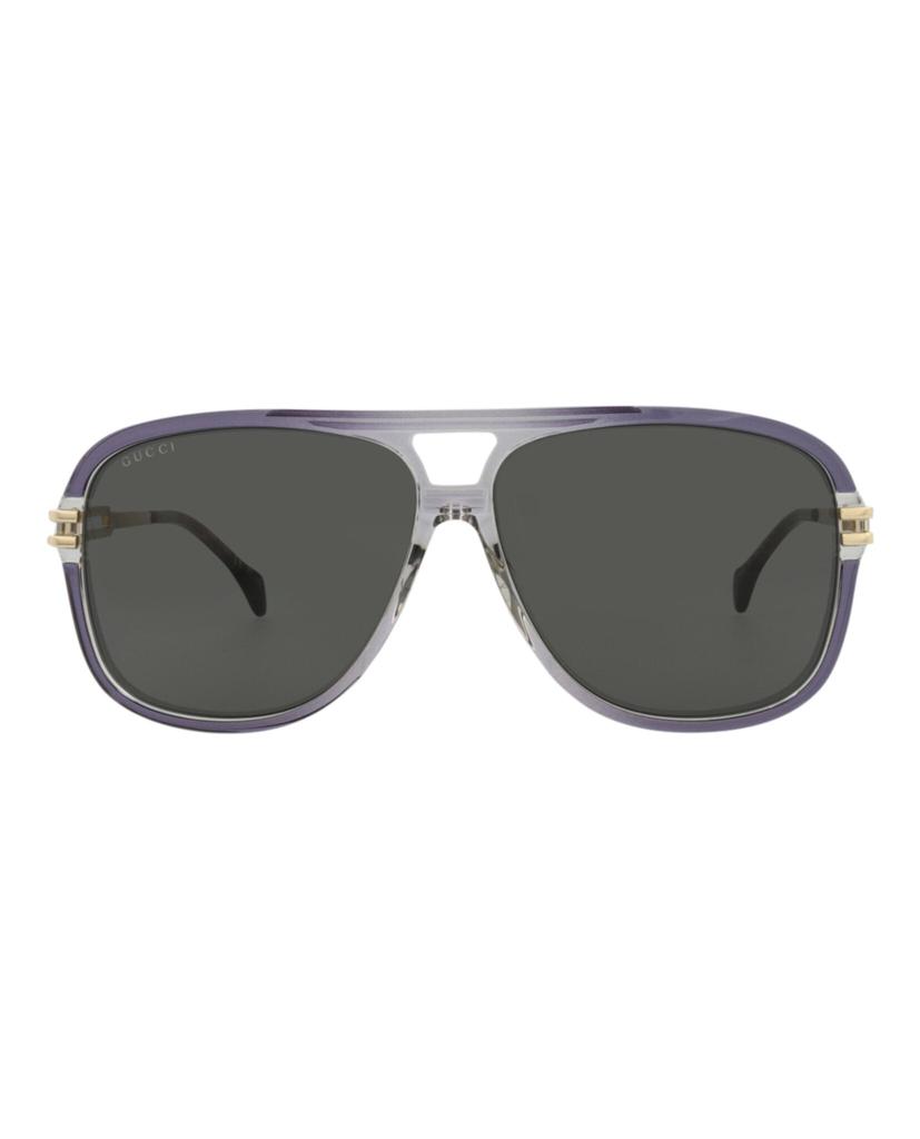 Gucci Aviator-Frame Acetate Sunglasses