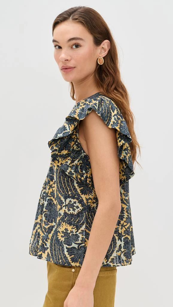 Ulla Johnson Sienna Flutter Sleeve Top 3