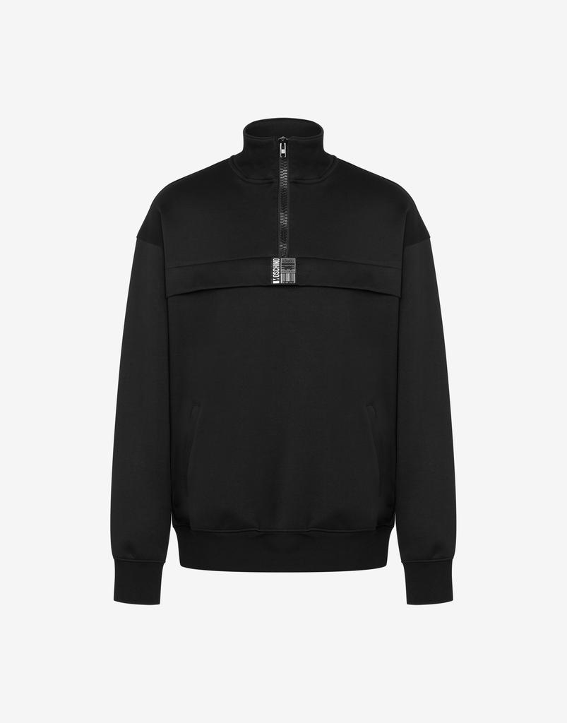 Moschino Locker Tag Label Technical Sweatshirt
