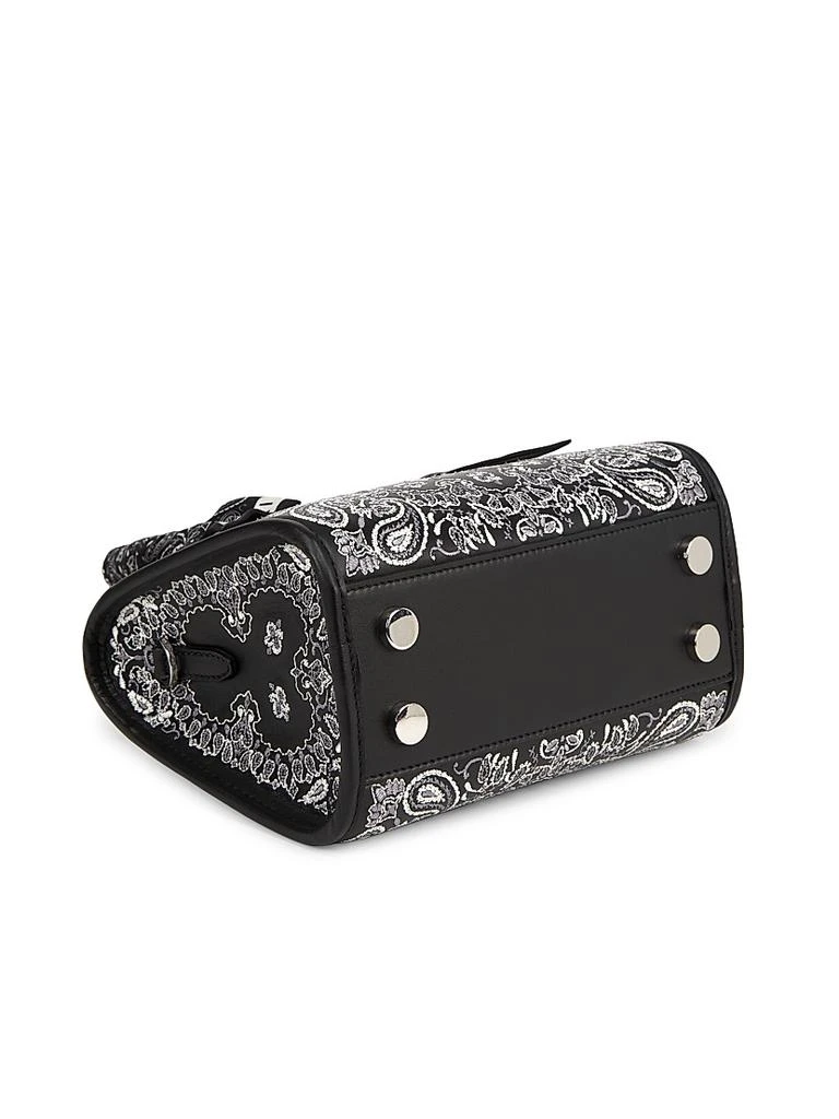 AMIRI Micro Bandana Triangle Leather Top Handle Bag 5