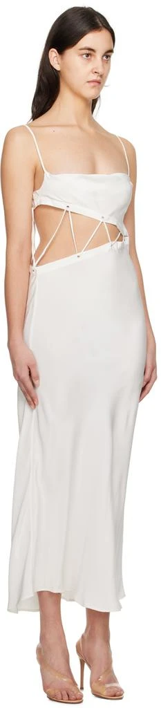 Christopher Esber White Disconnect Midi Dress 2