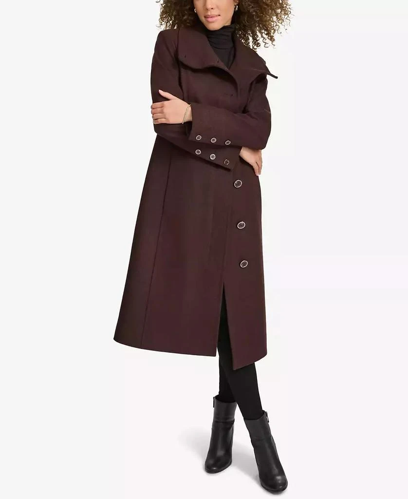 Kenneth Cole Women's Classic Wool Walker Coat 1