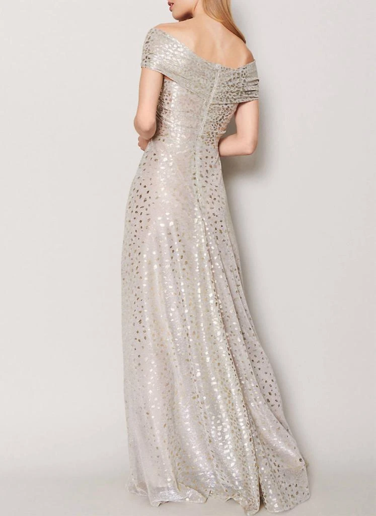 Talbot Runhof Talbot Runhof - Metallic Degrade Voile Gown 2