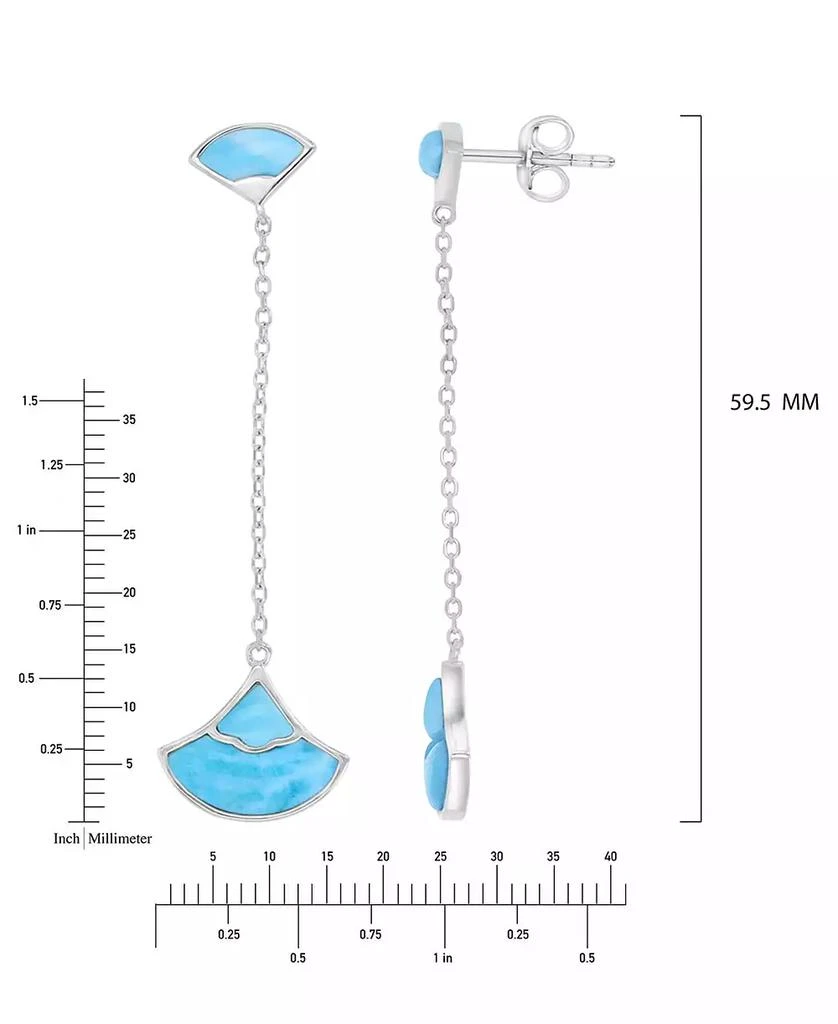 Macy
s Opal (2 ct. t.w.) Earrings in Sterling Silver 3