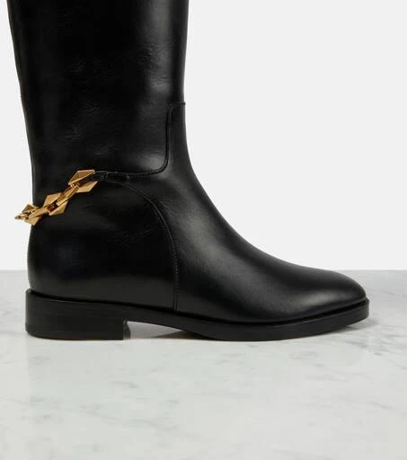 Jimmy Choo Nell leather knee-high boots 6