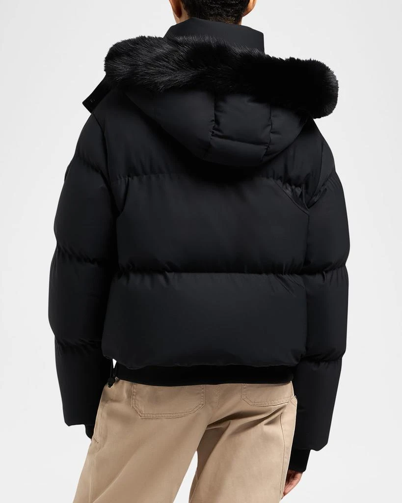 Moose Knuckles Misti Puffer Jacket with Detachable Hood and Shearling Trim 6