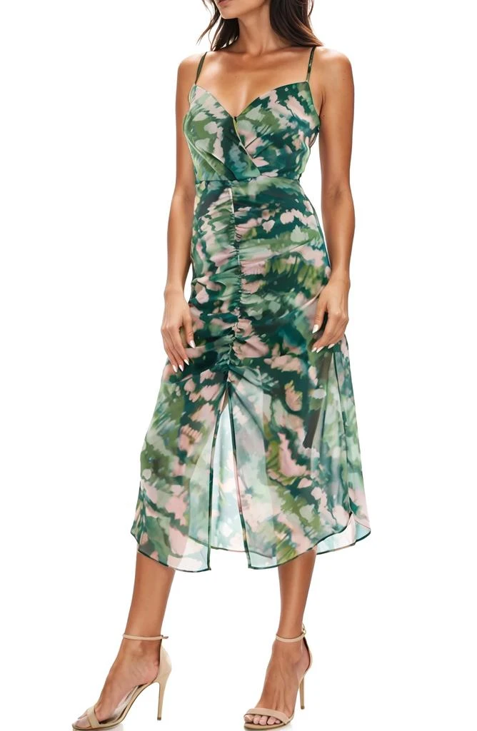 Socialite Ruched Cami Midi Dress 5