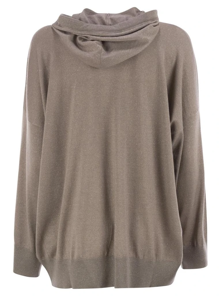 Brunello Cucinelli Brunello Cucinelli Long-Sleeved Drawstring Hoodie 2