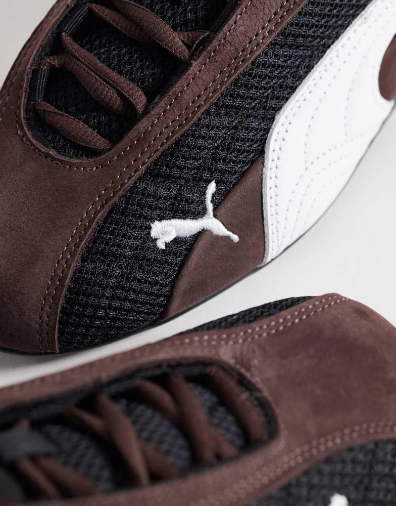 Puma Puma Speedcat Plus trainers in chocolate brown 4