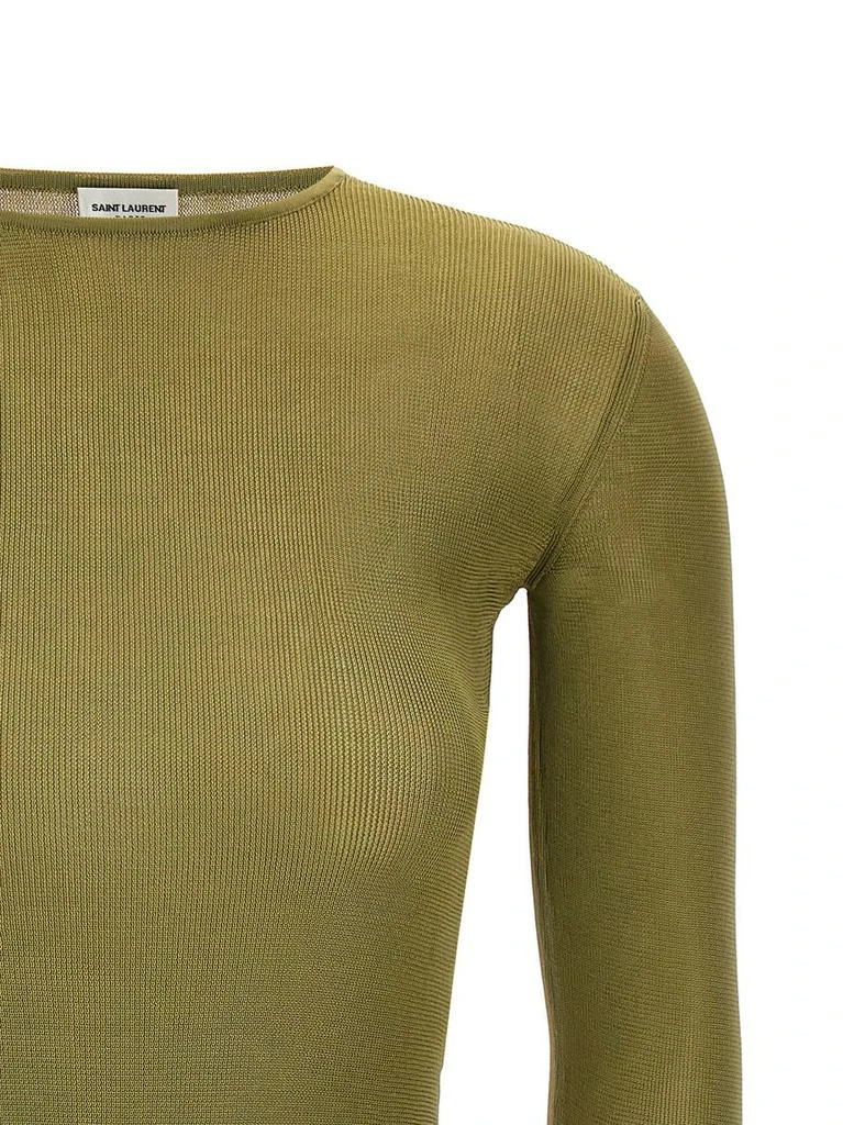 Yves Saint Laurent Saint Laurent Knit Crop Top 3