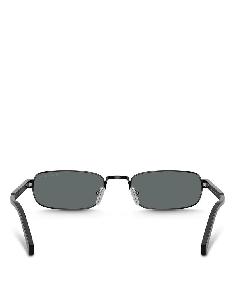 Prada Iconic Plaque Rectangle Sunglasses, 54mm 7