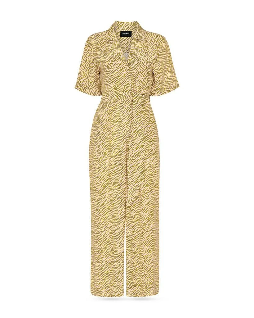 Whistles Petites Kelly Tiger Flame Jumpsuit 5