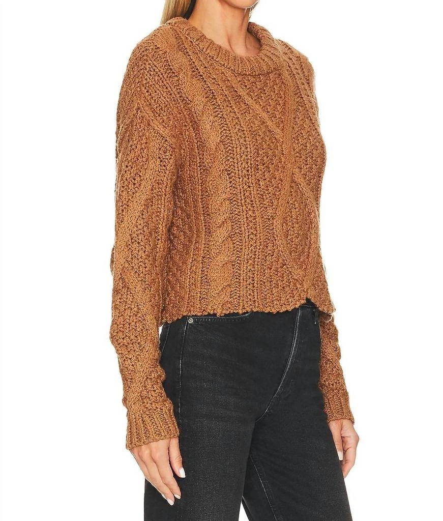 Free People Cutting Edge Cable Sweater 3