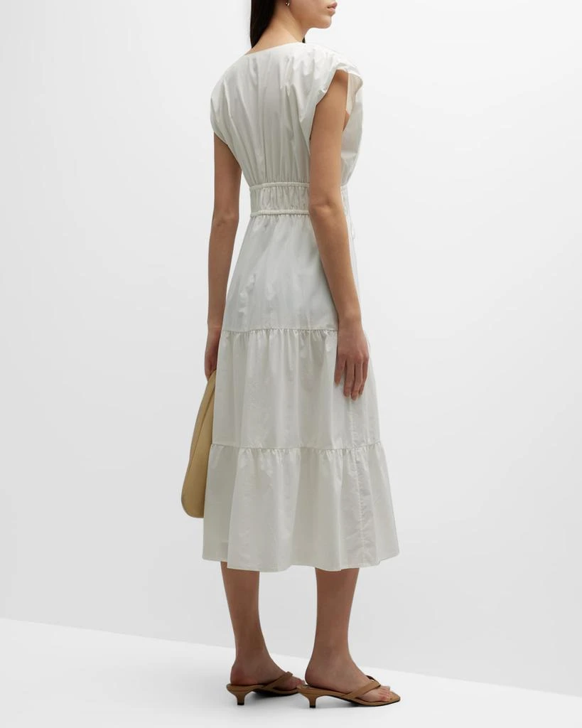 Rails Lucia Tiered Poplin Midi Dress 6