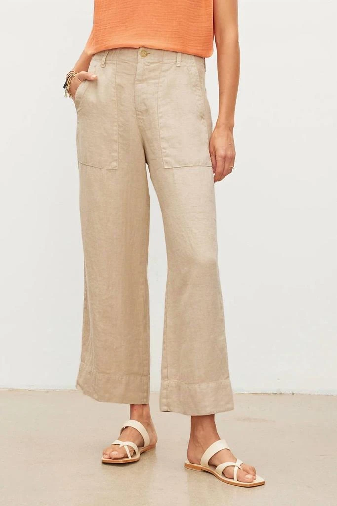 Velvet by Graham & Spencer Velvet By Graham & Spencer - Dru Heavy Linen Pant 1