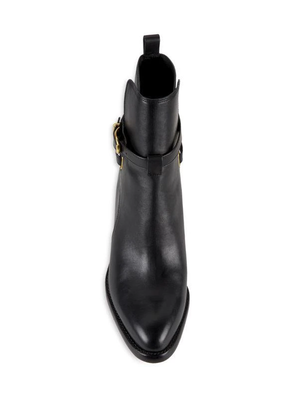 VERONICA BEARD Sohelia 75MM Leather Ankle Boots 4